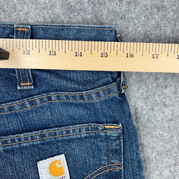 Carhartt Jeans Mens 32x30 Blue Elton Traditional Straight Fit Denim Workwear - Picture 9 of 11